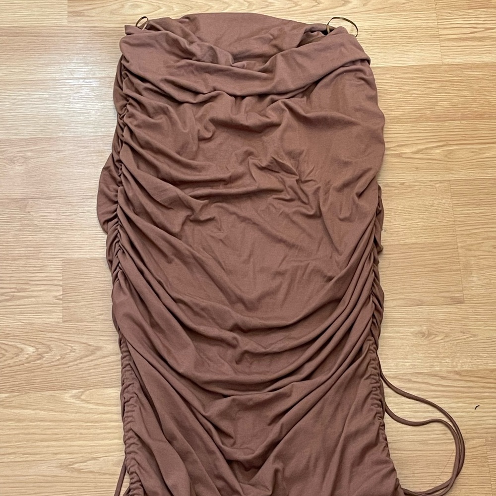 BYEGREIS rusched skirt
